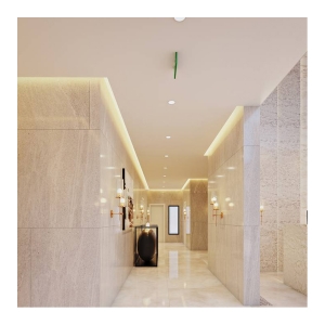 Ansell Lighting AVAN4/1 Vantage CCT 4 White IP20 24W-27W 3000-3500Lm 230mm Round Wattage & 3CCT Selectable LED Commercial Downlight