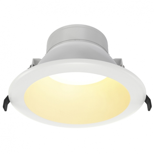 Ansell Lighting AVAN4/1 Vantage CCT 4 White IP20 24W-27W 3000-3500Lm 230mm Round Wattage & 3CCT Selectable LED Commercial Downlight