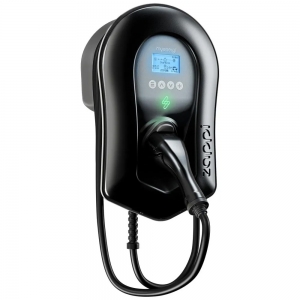 MyEnergi ZAPPI-2H07TB-G Black IP65 7kW 32A Single-Phase App Controllable Tethered EV Wall Charger With Single Gun + 6.5m Lead, Ethernet + Wi-Fi & PEN Earth Protection