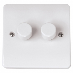 Click CMA162 Mode 2 gang 2 way 100W LED Dimmer Switch