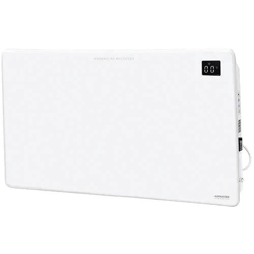 CED Electrical PH2WH Airmaster Matt White 2000W Programmable Electric Panel Heater (940mm wide) with LCD Display
