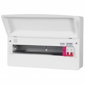Fusebox F3015MZ F3 Series White 15 Way 100A Surge Protected Switch Isolator Consumer Unit