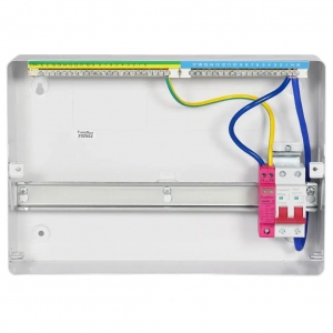 Fusebox F3015MZ F3 Series White 15 Way 100A Surge Protected Switch Isolator Consumer Unit