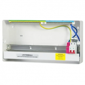 Fusebox F3021MZ F3 Series White 21 Way 100A Surge Protected Switch Isolator Consumer Unit