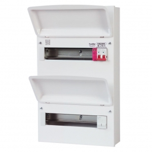 Fusebox F3023MZ F3 Series White 23 (11/12) Way 100A Dual Row Surge Protected Switch Isolator Consumer Unit