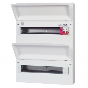 Fusebox F3031MZ F3 Series White 31 (15/16) Way 100A Dual Row Surge Protected Switch Isolator Consumer Unit