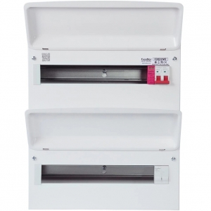 Fusebox F3031MZ F3 Series White 31 (15/16) Way 100A Dual Row Surge Protected Switch Isolator Consumer Unit