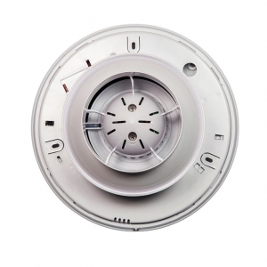 Airflow 72687257 iCON30 White Round Low Energy Axial Fan With Iris Shutter For Remote Switching IPX4 230V DiaØ : 225mm | Spigot DiaØ : 100mm