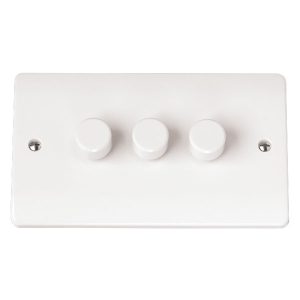 Click CMA163 Mode 3 Gang 2 Way 100W LED Dimmer Switch