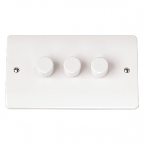 Click CMA163 Mode 3 Gang 2 Way 100W LED Dimmer Switch