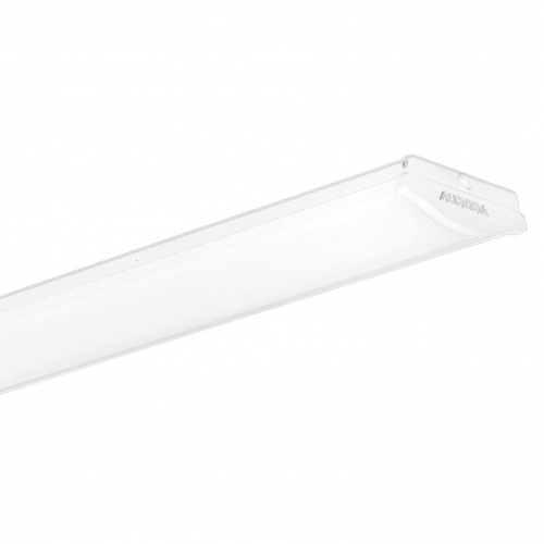 Aurora Lighting AU-SF1800WS/40 PrincetonWS White IP20 6ft 50W-80W 5780-8950Lm Wattage Selectable UGR19 LED Linear Luminaire With Opal Diffuser & Cool White 4000K LEDs