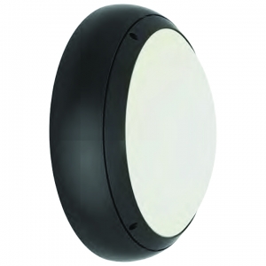 Ansell Lighting AVIL/1/GR/MWS Vision Graphite IP65 9W-18W 1300-2100Lm 350mm Round Wattage & 2CCT Selectable LED Bulkhead With Integral Microwave Sensor