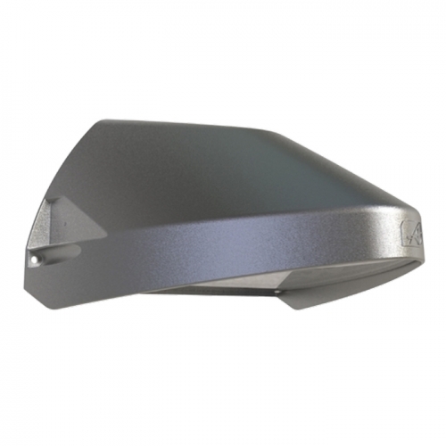 Ansell Lighting AWOLF/MINI/SG/SM3 Wolf Mini Silver Grey IP65 Self-Test Emergency 4.5W/9W 500-1000Lm Wattage & 2CCT LED Wallpack With Low Glare Optic