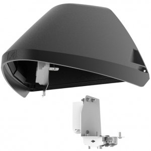 Ansell Lighting AWOLF/SG/MWS Wolf Silver Grey IP65 19W-30W 2200-3600Lm Wattage & 2CCT LED Wallpack With Low Glare Optic & Integral Microwave Sensor