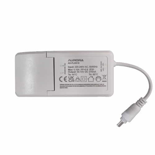 Aurora Lighting AU-PLDD18 Slim-FitCS White 12W Dimmable Driver For AU-PL18CS Downlights