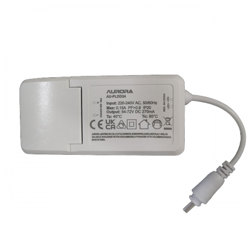 Aurora Lighting AU-PLDD24 Slim-FitCS White 24W Dimmable Driver For AU-PL24CS Downlights