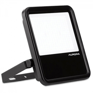 Aurora Lighting EN-FLP150/40 Proxima Black IP65 150W 19500Lm LED Commercial Floodlight With Cool White 4000K LEDs & Tempered Glass Diffuser