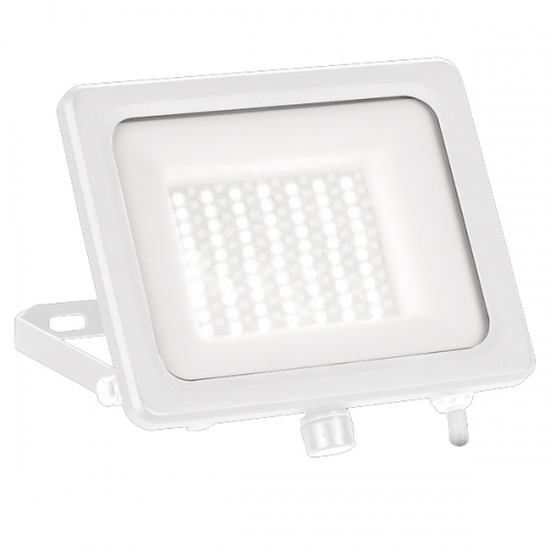 Aurora Lighting AU-FLV20CSW VelaCS White IP65 20W 2200Lm 3CCT Selectable LED Floodlight With Frosted Glass Diffuser - For Domestic Installations