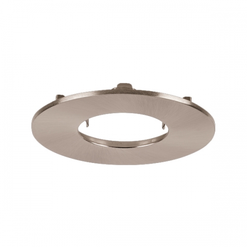 Aurora Lighting AU-BZF91SN EFDPro Satin Nickel IP20 90mm Round Fixed Bezel For AU-DLM981 GU10 Fire-Rated Downlights