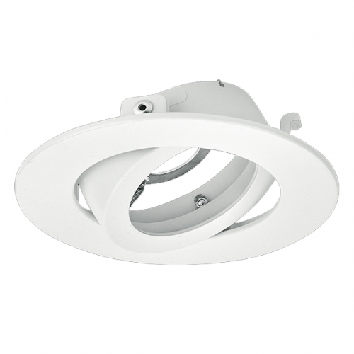 Aurora Lighting AU-BZF92MW EFDPro Matt White IP20 102mm Round Adjustable Bezel For AU-DLM982 GU10 Fire-Rated Downlights