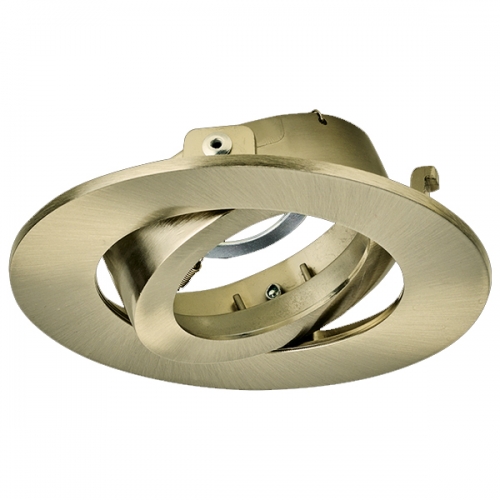 Aurora Lighting AU-BZF92AB EFDPro Antique Brass IP20 102mm Round Adjustable Bezel For AU-DLM982 GU10 Fire-Rated Downlights