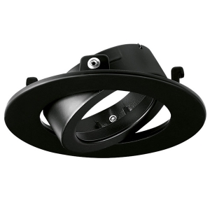 Aurora Lighting AU-BZF92MB EFDPro Matt Black IP20 102mm Round Adjustable Bezel For AU-DLM982 GU10 Fire-Rated Downlights