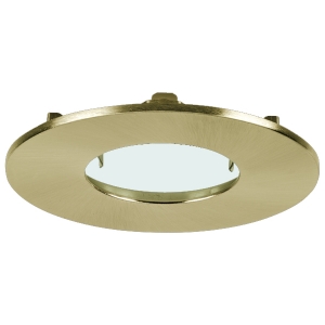 Aurora Lighting AU-BZF93AB EFDPro Antique Brass IP65 90mm Round Fixed Bezel For AU-DLM981 GU10 Fire-Rated Downlights