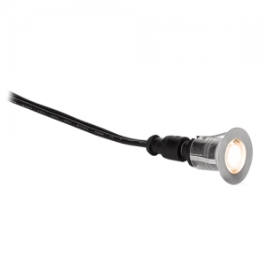 Aurora Lighting AU-DK10CS M-Lite 304 Stainless Steel IP67 7.5W 375LM 39mm Round 10x 2CCT Selectable LED Deck Light Kit With 15W LED Driver, 3m Cable, Plug-And-Play Connectors & Remote Control