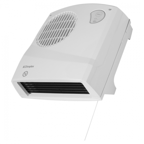 Dimplex FX20VEW White IP22 2000W Wall Mounting ConfigR App Controllable Downflow Heater With Pullcord & Run-Back Timer