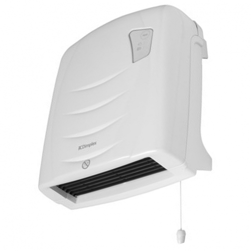 Dimplex FX20WIPX4 White IP24 2000W Wall Mounting ConfigR App Controllable Downflow Heater With Pullcord & Run-Back Timer