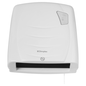 Dimplex FX20WIPX4 White IP24 2000W Wall Mounting ConfigR App Controllable Downflow Heater With Pullcord & Run-Back Timer