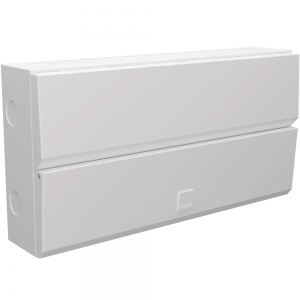 Hager VME119SPD Design Evo White 19 Way SPD Switch Isolator Consumer Unit With 100A Isolator & Type 2 Surge Protection Device