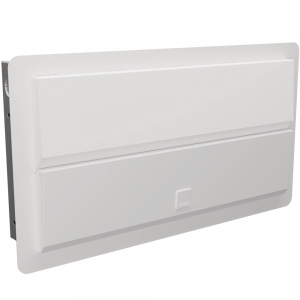 Hager VMEF109SPD Design Evo White Flush Mounting 9 Way SPD Switch Isolator Consumer Unit With 100A Isolator & Type 2 Surge Protection Device