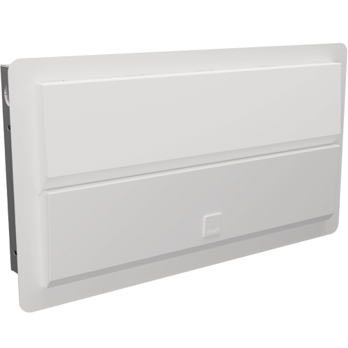 Hager VMEF119SPD Design Evo White Flush Mounting 19 Way SPD Switch Isolator Consumer Unit With 100A Isolator & Type 2 Surge Protection Device