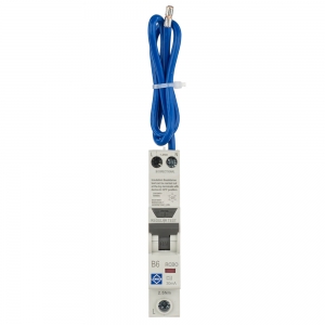 Lewden RCBO-B32/30/1PNAB 1P+SN 32A 6kA 30mA Type-A B-Curve Reduced Height Bi-Directional RCBO 1 Module