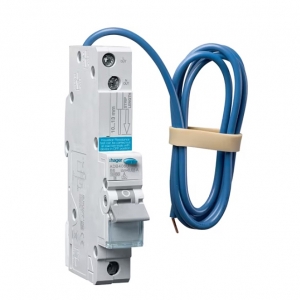 Hager ADB440G 1 Module Single Pole B Curve Type A RCBO For Residential Installations 40A 6kA 30mA