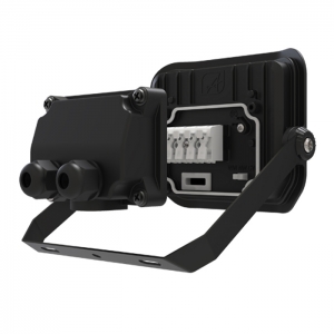 Ansell Lighting ATEL30/1/RGBW/B/RM Telic RGBW Black IP65 30W LED RGBW Floodlight With Remote Control - For Residential Applications