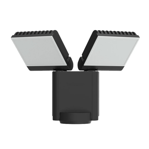 Timeguard LED201BK NightEye Black IP65 16.5W 1920Lm LED Floodlight with Twin 8W Adjustable Heads & Cool White 4000K LEDs