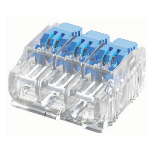 Ideal Industries 30-0093 3 Pole, Push-In Wire Splicing Connector 450V/32A/0.14mm-4mm (Pack of 40)