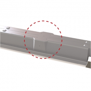 Ansell Lighting ATORE5/2 Tornado EVO CCT Grey IP66 5ft 30-60W 4600-8600Lm Wattage & 3CCT Selectable LED Anti-Corrosive Batten With Opal Diffuser