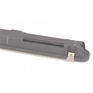 Ansell Lighting ATORE5/2 Tornado EVO CCT Grey IP66 5ft 30-60W 4600-8600Lm Wattage & 3CCT Selectable LED Anti-Corrosive Batten With Opal Diffuser