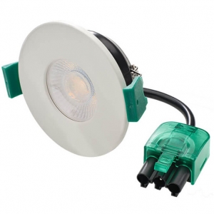 Bell Lighting 11377V2 Firestay Duo V2 (10 Pack) White IP65 Fixed 4/6W Wattage + CCT Selectable LED Fire-Rated Downlight