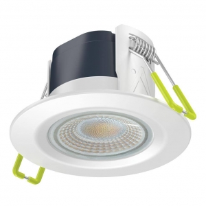 Collingwood Lighting DLT389MWA10 Matt White H2 Lite Select (pack 10) 5W 600-650Lm IP65 Fixed 3CCT Selectable LED Fire-Rated Downlight With Fast Fit Connector