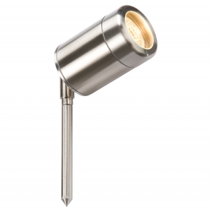 Knightsbridge GU10SPIKE Stainless Steel IP65 GU10 Spike Light  - Requires 7W LED GU10 Lamp