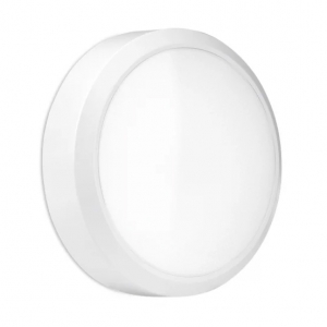 Aurora Lighting BH1/CWS White 260mm Colour & Wattage Selectable LED Bulkhead IP65 9/14/18W Max 1700Lm 240V