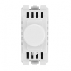 BG Electrical RDLT Nexus Grid 1 Module 2 Way Intelligent Dimmer Grid Switch Module 5-150W Trailing | 5-100W Leading