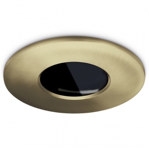 JCC Lighting JC010019/BR Fireguard® Next Generation Brass Round Fixed IP65 Twist & Lock Bezel For Fireguard Next Generation Cans IP20 Dia Ø: 87mm | Proj: 4.5mm