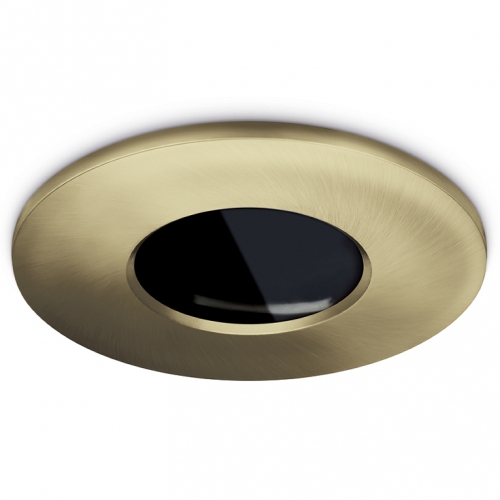 JCC Lighting JC010019/BR Fireguard® Next Generation Brass Round Fixed IP65 Twist & Lock Bezel For Fireguard Next Generation Cans IP20 Dia Ø: 87mm | Proj: 4.5mm