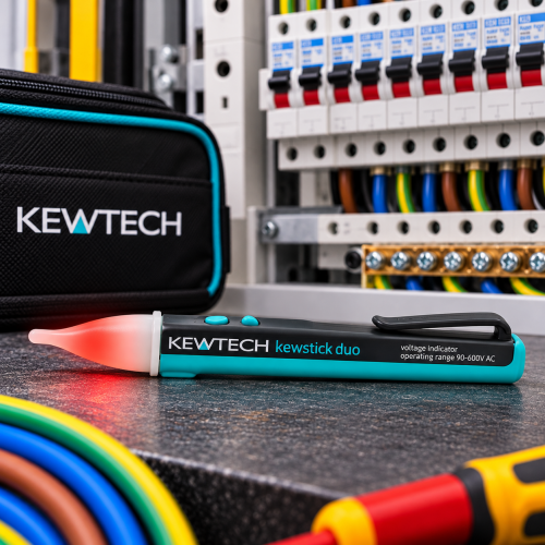 Kewtech KEWSTICKDUO Dual Sensitivity Non Contact Pen-Style Voltage Detector With Audible Warning
