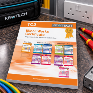 Kewtech TC2 A4 Minor Works Certificates Pad (40 Sheets)